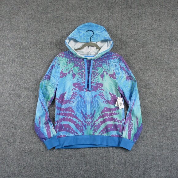 Disney Tops - Disney Pandora Sweater Womens Small Blue Purple Pull Over Hoodie Animal Kingdom
